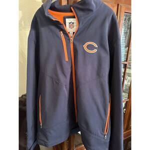 NFL Men's Jacket Softshell Chicago Bears Navy XL Extra Large